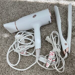 T3 Luxe White and Rose Gold Styling Set